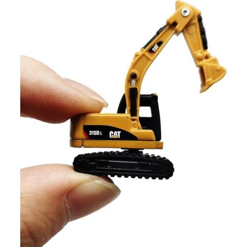 1:160 N Scale Train Accessories Mode Miniature Excavator Project Car For Railway Building Scenery Layout Toys Architecture