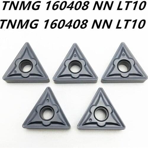 10PCS carbide insert TNMG160408 NN LT10 high quality internal turning CNC lathe tool TNMG 160408 NN LT10 lathe cutting tool TNMG