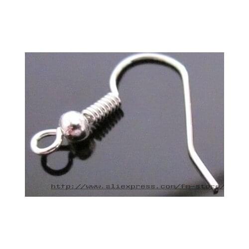 2000Pcs Silver plated jewelry earring findings,earring hook Jewelry Fittings/Accessories