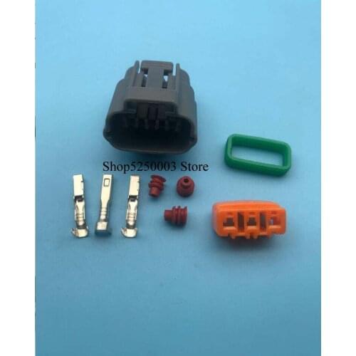 3pin 2.2mm Ignition Coil Connector Kit Crimp sensor Plug female 6195-0009 Auto parts sensor adapter wiring plug