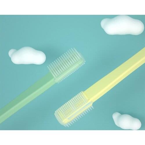 28EC 5 Pcs Baby Silicone Toothbrushes Infant Tongue Milk Tooth Brush Oral Cleaner Soft-haired Training Toothbrush