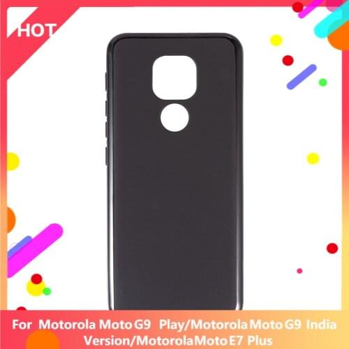 Moto G9 Play Case Matte Soft Silicone TPU Back Cover For Motorola Moto G9 India Moto E7 Plus Phone Case Slim shockproof