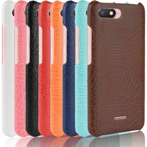 Subin Leather Crocodile Pattern New arrival for Xiaomi Redmi 6A Case Retro Luxury Crocodile Skin Cover for Redmi6a Phone Case