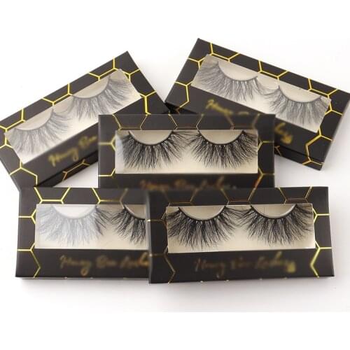Eyelash Packaging Box Wholesale 100 Pcs 3D Mink Lashes Bulk Empty Box Mink Eyelashes Cases False Eyelashes Customized Paper Box