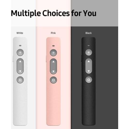 Newest 2.4GHz Wireless Flip Pen Red Light USB Rechargeable PPT Presentation Slide Remote Control Powerpoint Clicker Pointer