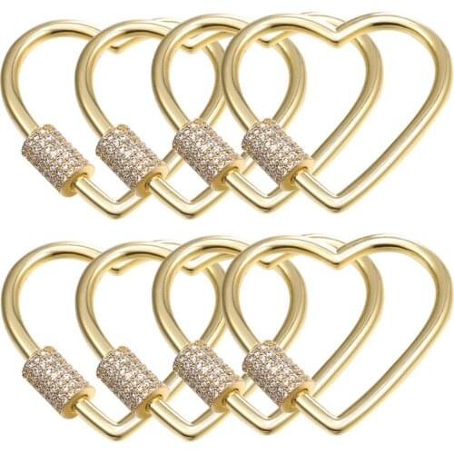 2020 New DIY Decorative Fastener Screw Lock Clasps Supplies For Handmade Mesh Chains Enamel Penadnt Jewellry Making Accessories