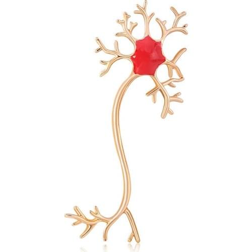 The new fashion personality health care series nerve cells corsage pin joker drip brooch factory direct sale