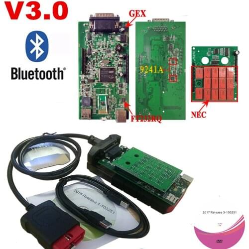 NEW VCI WOW CDP vd DS150E CDP pro with bluetooth for delphis obd2 diagnostic tool with new relays V3.0 BOARD