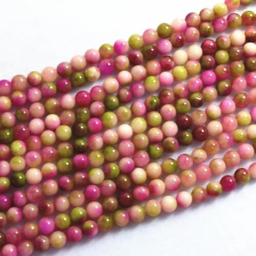 Multicolor beautiful chalcedony jades stone 6mm 8mm 10mm 12mm fashion stone round loose beads diy charms Jewelry making B144