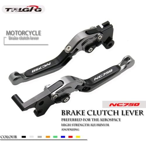 For HONDA NC750 NC750S NC750X NC 750 S 2016 2017 2018 2019 Motorcycle accessories Foldable extendable CNC brake clutch levers