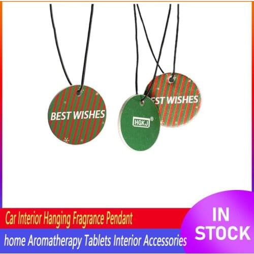 NEW Car Interior Hanging Fragrance Pendant Christmas Aromatherapy Tablets Car/home Aromatherapy Tablets Interior Accessories