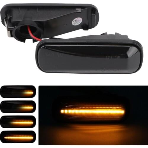 2Pcs/set Turn Signal Light Turn Indicators Smoke Lens for Honda Civic Dynamic LED Side Marker Lights Blinker Side Repeater Lamp