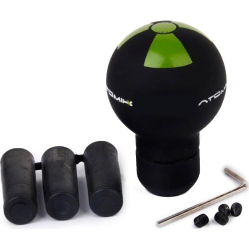 Universal Car Gear Shift Knob Manual Racing Shifter Lever Stick Black&Green