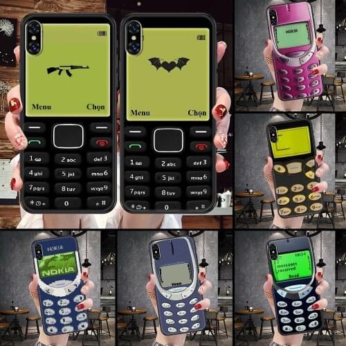 Funny Nokias Phone Case For iphone 5 5S SE 2 6 6S 7 8 11 12 Mini Plus X XS XR Pro Max black tpu cover fashion prime silicone
