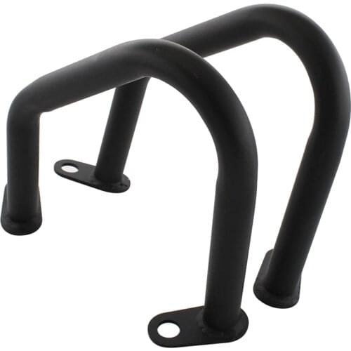 2pcs Black Motorcycle Bumper Crash Bar Engine Guard Frame Protector Replaces