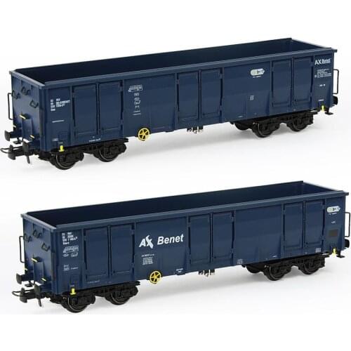 C8742 HO Scale 1:87 High-side Gondola Car Wagon Railway Model Train Container Carriage Freight Car 1pc/2pcs