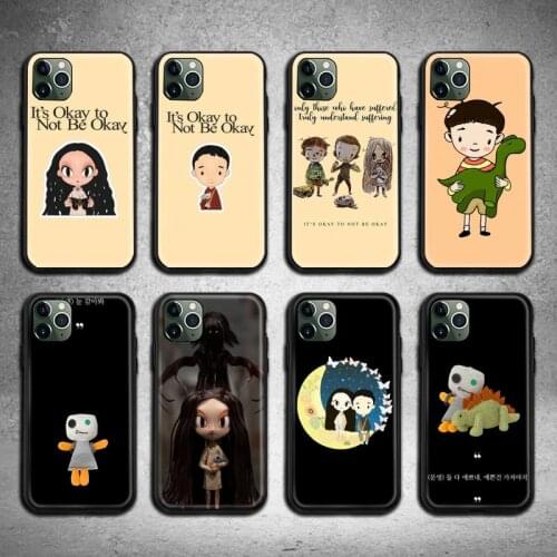 Its Okay To Not Be Okay Phone Case For iphone 12 11 Pro Max Mini XS Max 8 7 6 6S Plus X 5S SE 2020 XR cover
