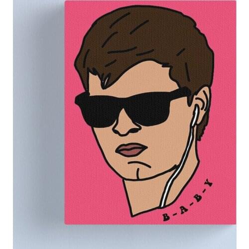 Home Decor Canvas Painting Handsome Man Music Pictures Cartoon Cool Wall Art HD Prints Modular Poster No Frame For Living Room