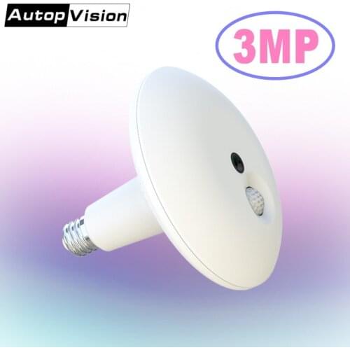 EC69 Wifi IP Camera 3MP Bulb Light 360 Degree Panoramic Fisheye wifi CCTV Camera Home Security Bulb Lamp IP Camera baby Monitor