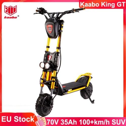 Pre Sale Kaabo Wolf King GT Pro Kaabo Wolf King GT Pro+ 11inch 72V 35AH 21700 Battery Top Speed 100km/h Monster SUV E-scooter