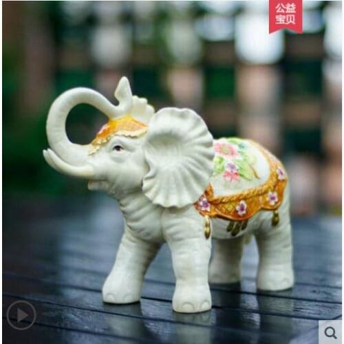 Elephant pottery porcelain lubricious pansy office desk porch wine bedside ark places animal live horse wedding statue sculpture