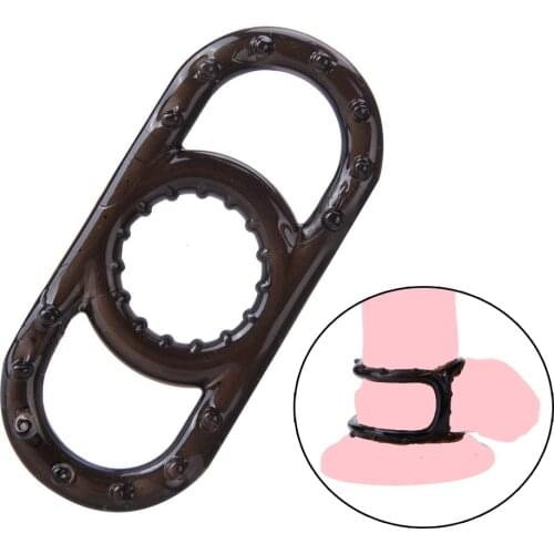 Sex Penis Ring Time Delay Ejaculation Erection Lasting Ring Silicone Cock Ring Lock Sperm Penis Ring for Man Erotic Sexy Product