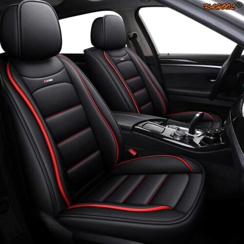 KAHOOL leather car seat cover set For fiat linea bmw e60 e90 toyota rav4 mercedes w211 w204 car styling auto accessories