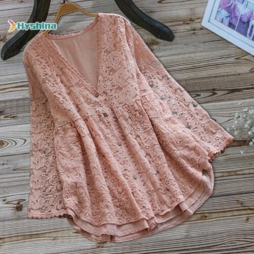 New Arrive Womens Lagre Size Lace Top Single Breasted Loose Coat