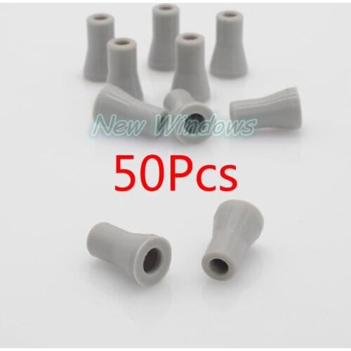 New Dental 50Pcs SE Saliva Ejector Replacement Rubber Valve Snap Tip Adapter
