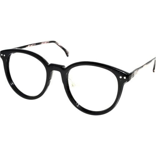 Retro Reading Glasses Round Black Frame Optical Eyeglasses for Men Women Ultralight Luxury+1 +1.5 +2 +2.5+3 +3.5 +4