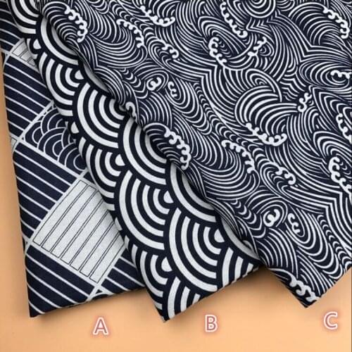 Wholesale linen cotton printed fabric for curtains/decorative cloth/tablecloth and crafts fabric