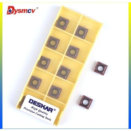 SCMT09T304 SCMT09T308 LF6018DESKAR original cutting carbide inserts CNC lathe tools Stainless steel turning tools