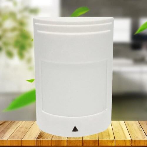 PA-476 Home Burglar Infrared Sensor Wired Dual-element Infrared Probe Wall-mounted Type PIR Detector Alarm for Indoor