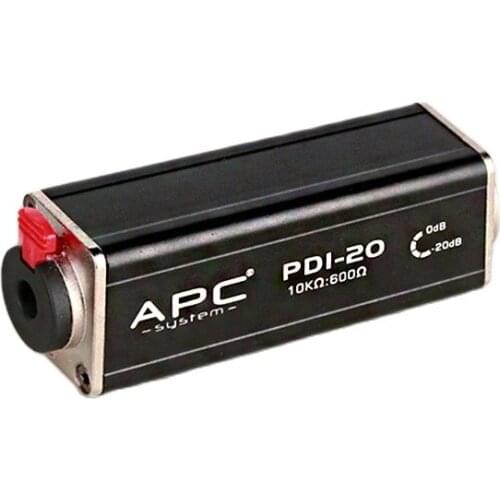 APC PDI-20 Passive guitar bass musical instrument di box audio isolator recording equipment impedance converter