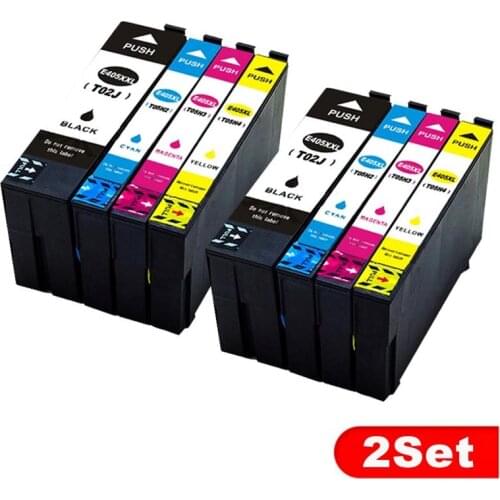 Compatible Ink Cartridge For EPSON T405 405XL 405 Workforce WF-7830DTWF/WF-7840TWF/WF-7310DTW/WF-7835DTWF Printer 2SET