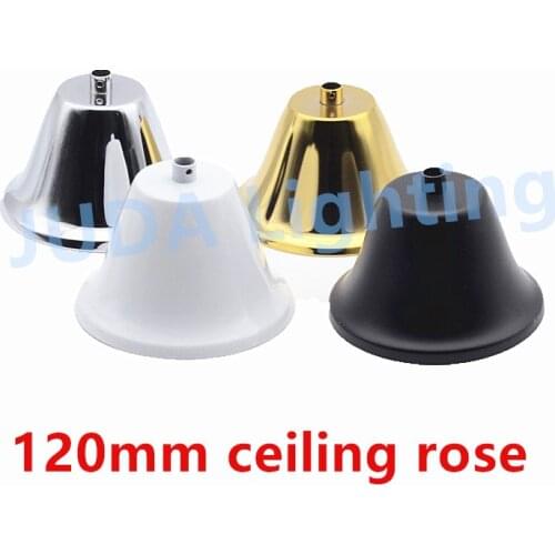 Vintage 120mm diameter ceiling rose ceiling canopy for led pendant light chandeliers E27 socket lamp base lighting accessories