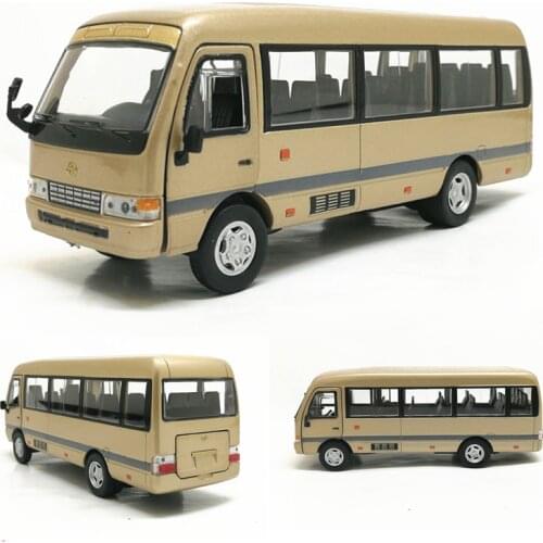 High simulation Toyota Coaster Commercial Vehicle,1:32 scale Alloy car model,High quality collection toy,Free Shipping,wholesale
