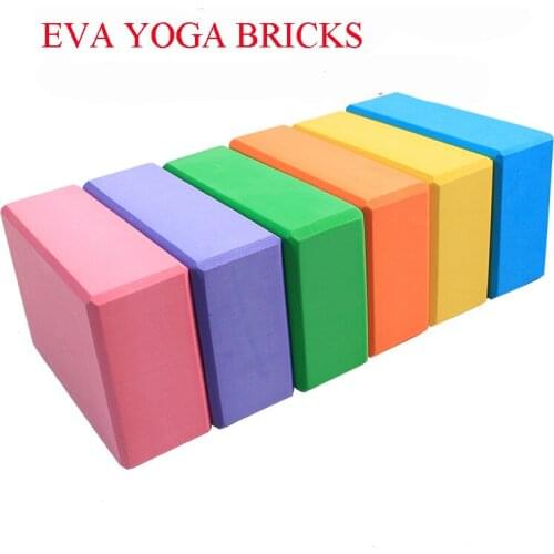 High density EVA yoga beginners Yoga Block Brick Foaming Foam Home Exercise Practice Fitness Health Gym Practice Tool 200G