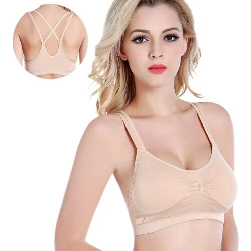Sexy Women Sporter Bra running Workout Yogi Bra Breathable Underwear bra Push Up sujetador deportivo crop top fitness bra