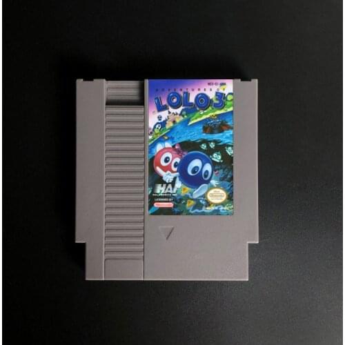 Adventures of Lolo 3 - 72 pins 8bit Game Cartridge