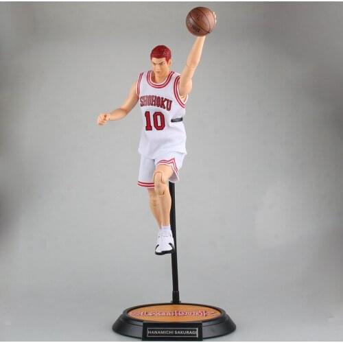 Anime Slam Dunk Hot-blooded Basketball Player No. 10 Sakuragi Flower Road White Limited Edition Action Figure anime figures
