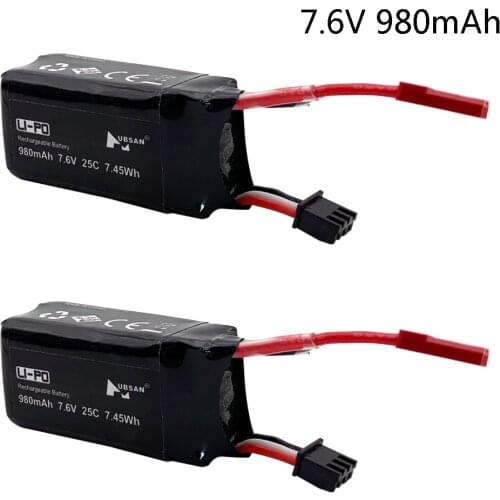 7.6V 980mAh LiPo battery for Hubsan H123D Drone Spare Parts Accessories Hubsan H123D Battery H123D-17 wholesale RC toys battery