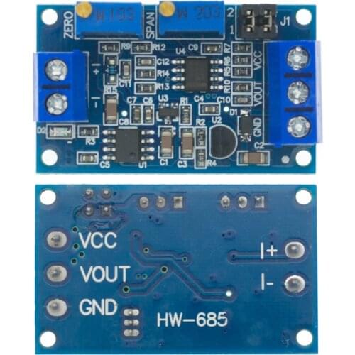 Current To Voltage Module 0 -20mA/4 -20mA to 0- 3.3V/0 -5V/0 -10V Voltage Transmitter Signal Converter Module