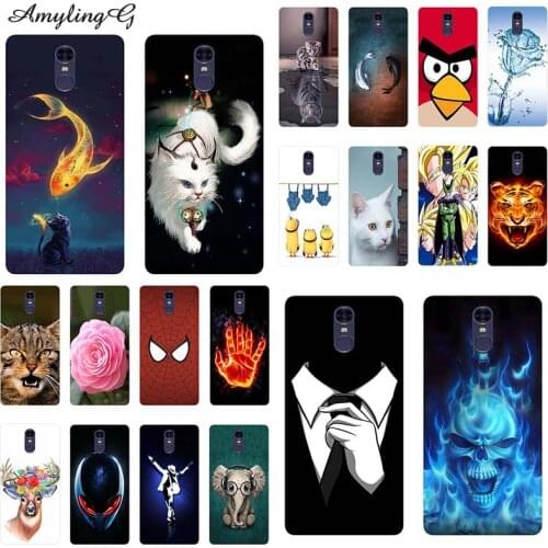 Soft Phone Cases For Tecno Pouvoir 2 Pro LA7 6.0" Case Print Cover Rose Wolf Cute Patterned Soft Silicone TPU Shell Fundas Para
