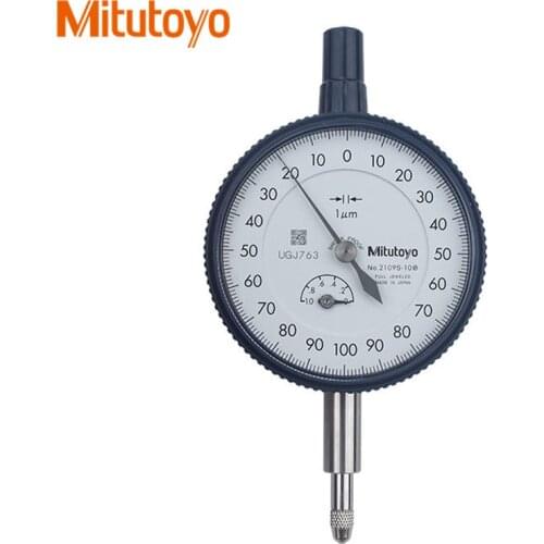 Original Mitutoyo Dial Indicator 2109SB-10/2113/2119 Micrometre Test Indicator Gauge 0-1/0-2/0-5mm/0.001mm Measuring Tool
