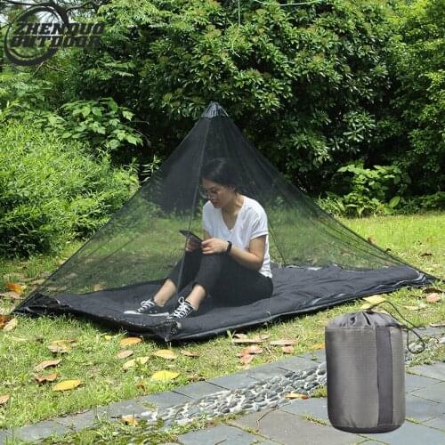 Hight Quality Outdoor Camping Mosquito Tents Triangular Lightweight Mosquito Tent Portable Mountain Prevent Insect Bites