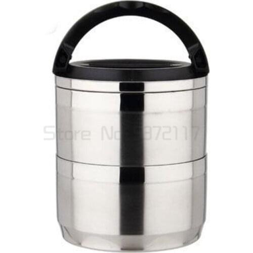 Thickened Stainless Steel Lunch Box 1 Pieces 1-6 Layer Super Capacity Adult Business Bento Box For Kids Portable Picnic School