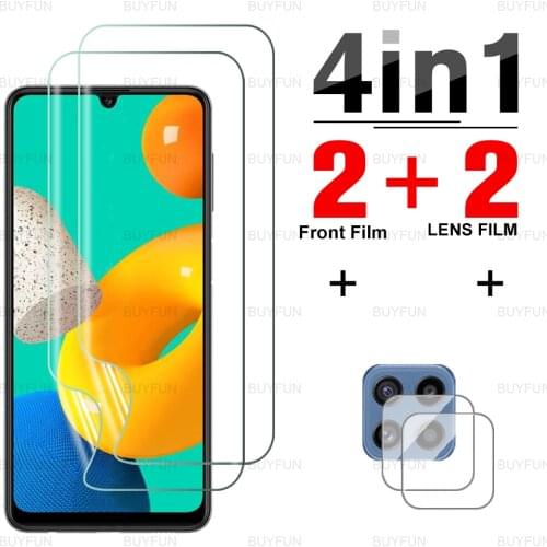 Full cover Front Hydrogel Soft Film For Samsung Galaxy M32 HD screen protector for samsung m12 m42 5g m51 m21 m02 camera film