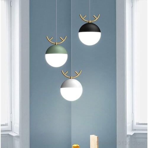 Nordic LED Pendant Lights Restaurant Bar Coffee Shop Hanging Lamp Home Decor Bedroom Bedside Living Room Kitchen Light Fixtures