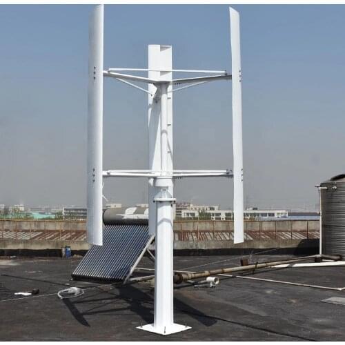 Free Energy 10KW Vertical Axis 120V/220V/380V Wind Turbine Wind Generator 3 Phases 50HZ 3 Blades No Noise Home Use